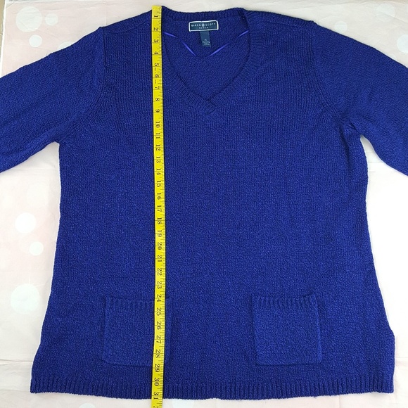 Karen Scott Woman Marled Knit Sweater Sz 1X - Picture 4 of 8